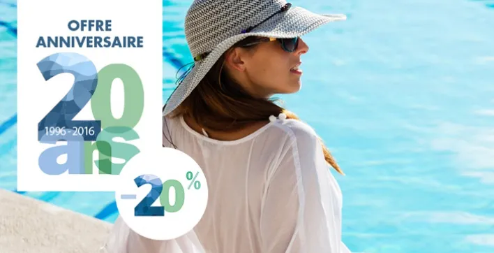 -20% sur toute la gamme d’abris et volets de piscine*