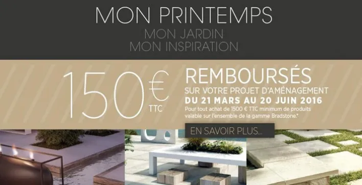 Le revêtement de votre extérieur moins cher avec Bradstone !