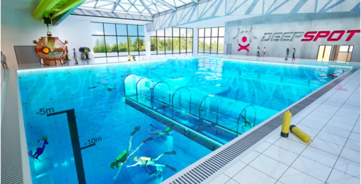 Deepspot est désormais la piscine la plus profonde au monde !