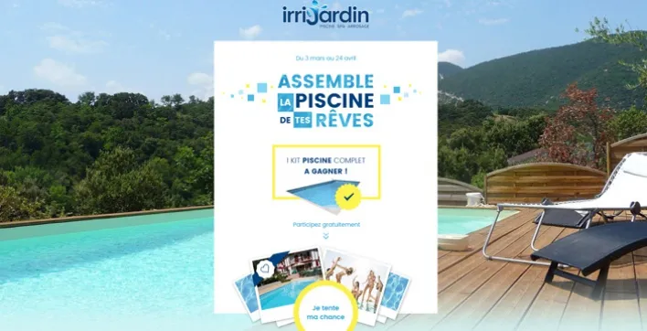 Irrijardin assemble la piscine de vos rêves