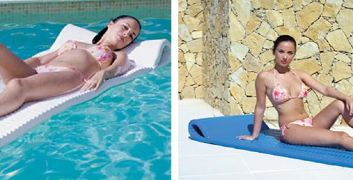 Matelas en mousse flottant, increvable !