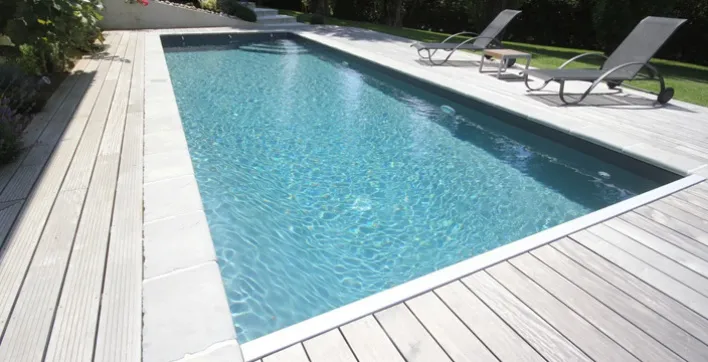 Une piscine à 2 niveaux pour toute la famille !