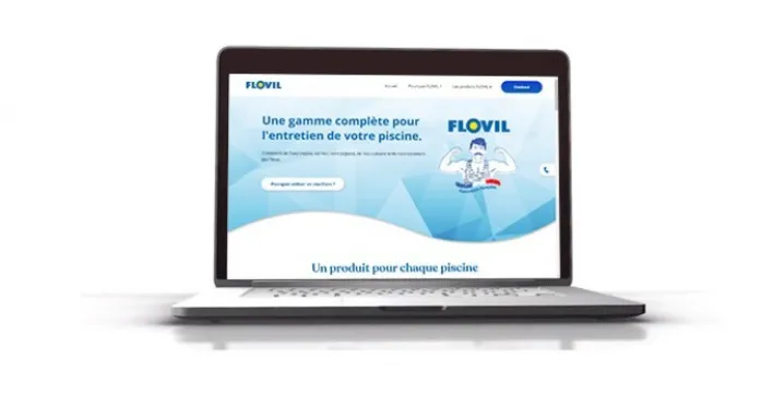 Produits de traitement piscine : Flovil se pare d’un nouveau site