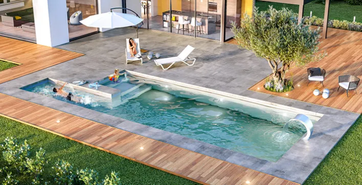 Un nouveau style de piscine, pour combler toute la famille