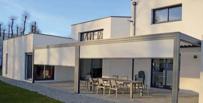 Présentation de la pergola à toile rétractable Pergalis