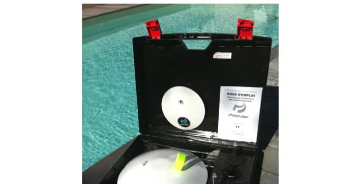 Détectez les fuites sur les canalisations, bondes de fond, brides et projecteurs de votre piscine en toute simplicité