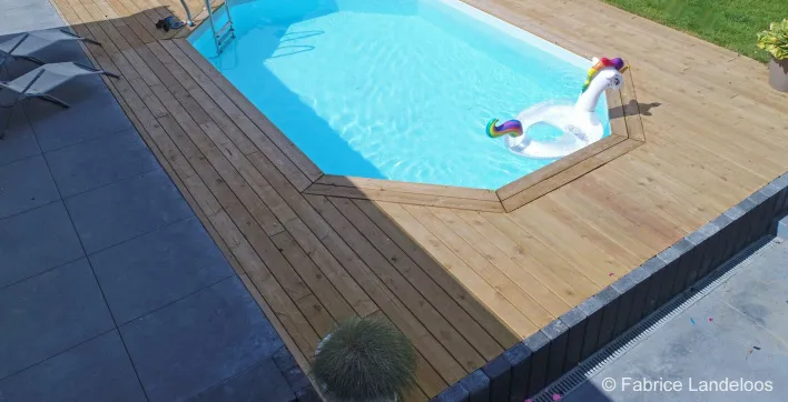 La piscine hors-sol en bois signée Wood-Pool