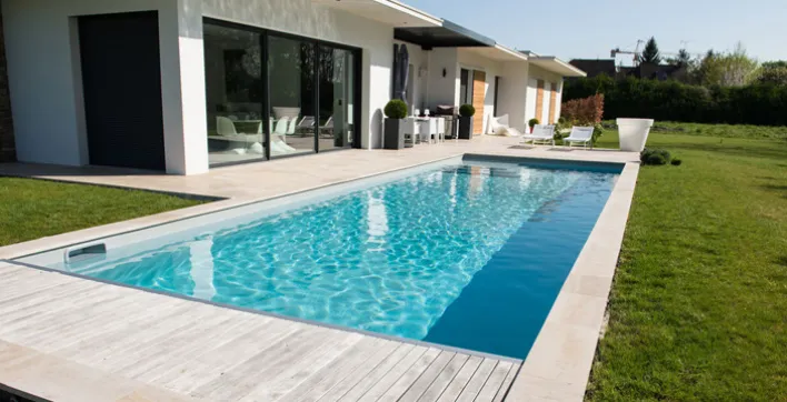 Piscines en béton armé