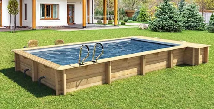 Les piscines en bois hors-sol, semi-enterrées et enterrées à monter de Procopi BWTgroup