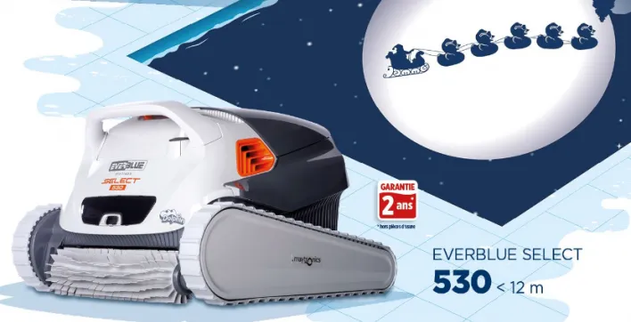 Promotions Noël : Everblue baisse les prix de ses robots piscine