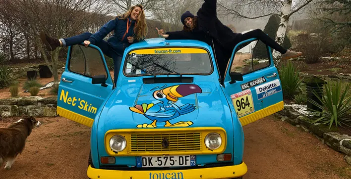 Le rallye “4L Trophy” roule avec les produits de piscine TOUCAN