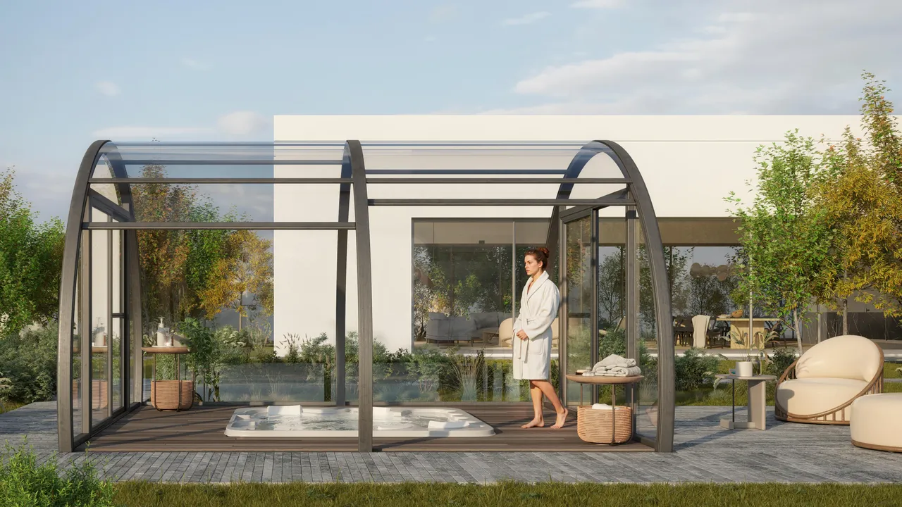 Vision : le nouvel abri de spa panoramique signé Abrisol