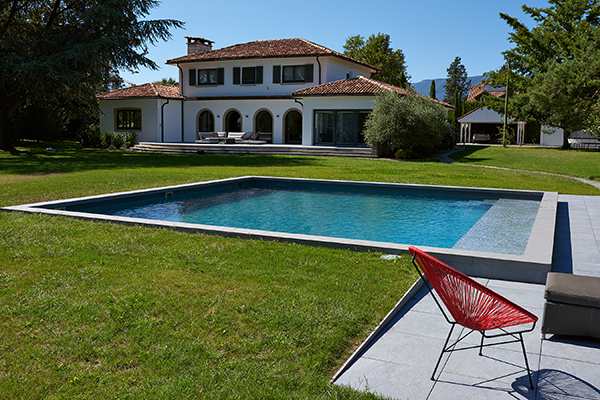 Piscine Carré Bleu inspiration