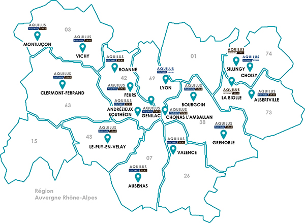 AQUILUS région Auvergne Rhône Alpes