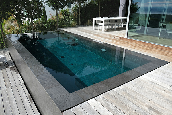 Carrelage Piscine Noir