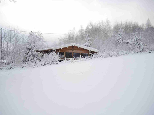 Chalet esprit cabane avec spa