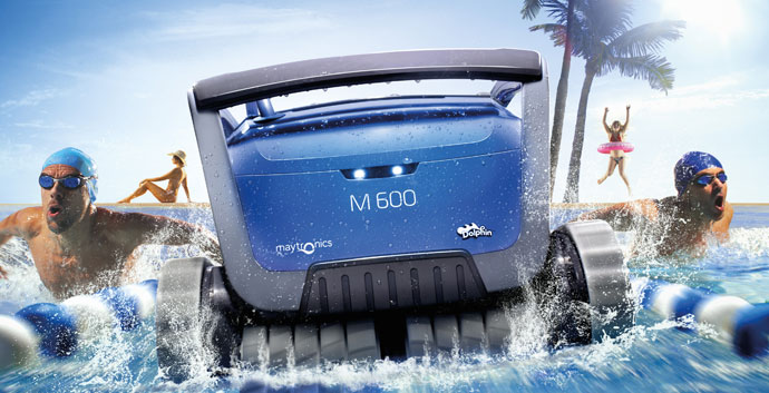 Le robot de nettoyage de piscine de Maytronics