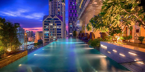 eastin grand hotel sathorn piscine a debordement