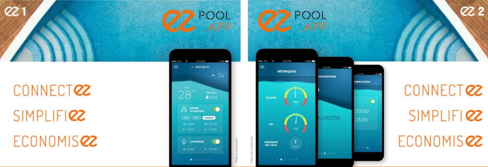 EZPool, l'application qui contrôle les paramètres de votre piscine