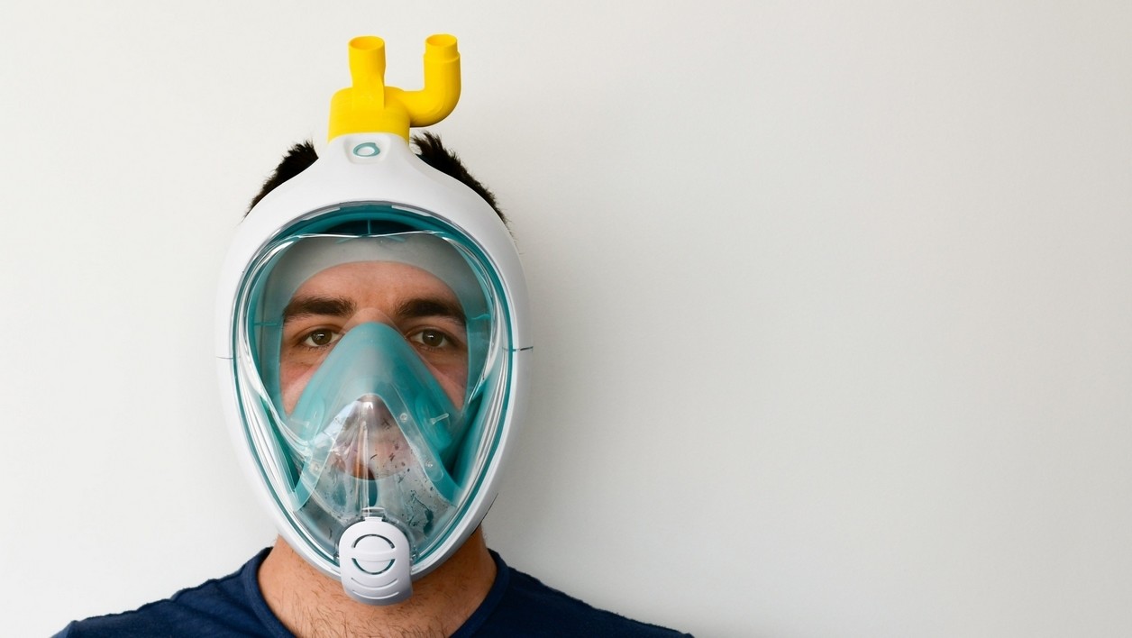 Des masques de snorkling pour remplacer des respirateurs