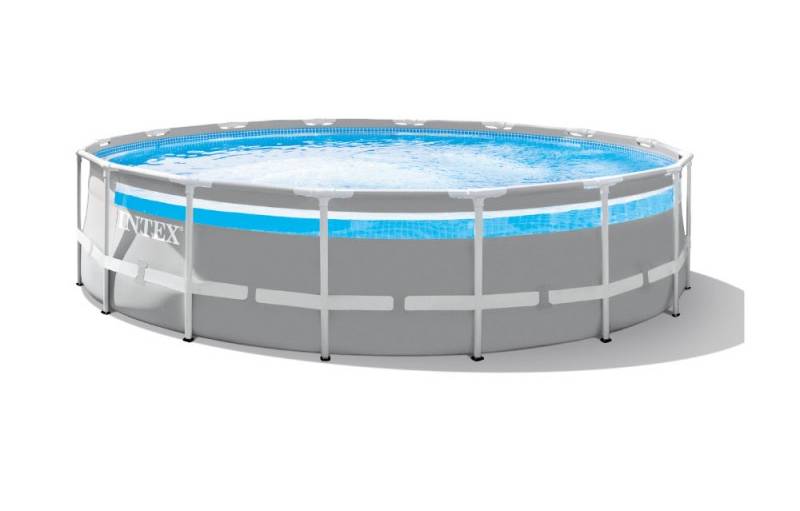 La piscine en kit à monter avec fenêtre panoramique signée Intex