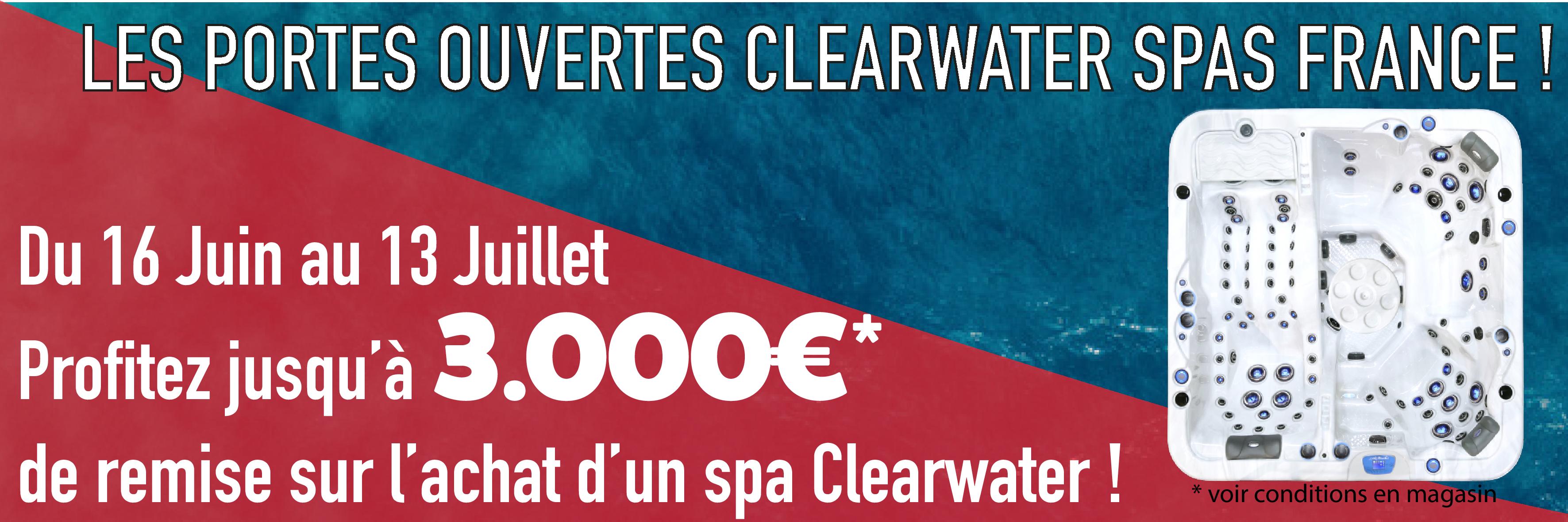 Portes ouvertes spas clearwaterspas