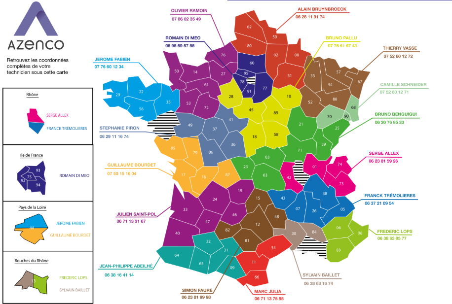 Carte techniciens Azenco portes ouvertes virtuelles