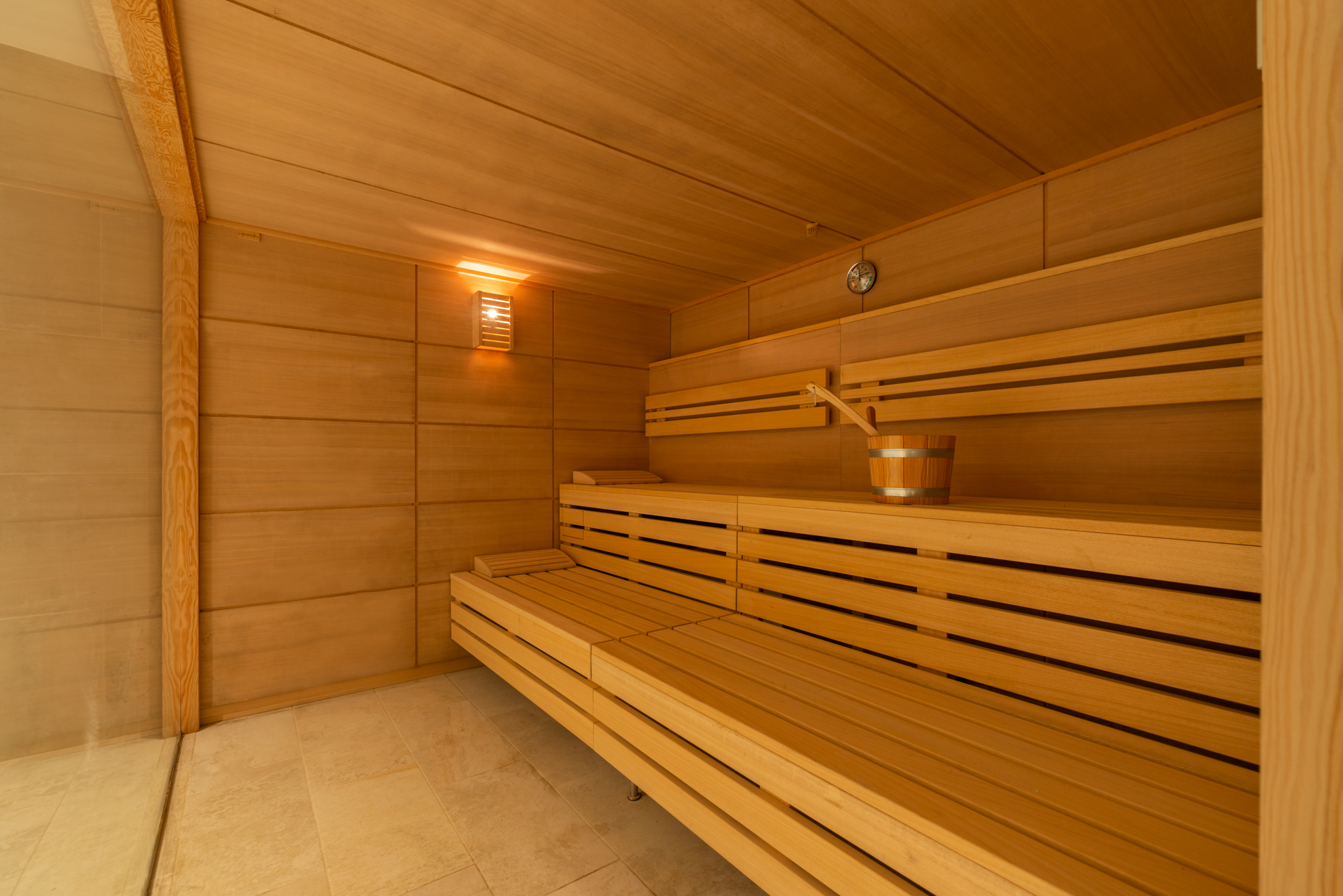 Le sauna de l Azure Hotel en Espagne