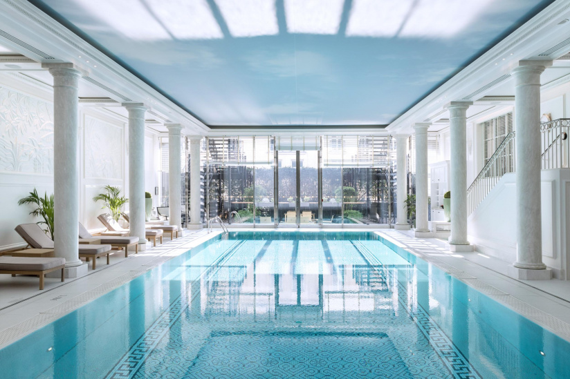 Le spa de l'hôtel Shangri la à Paris