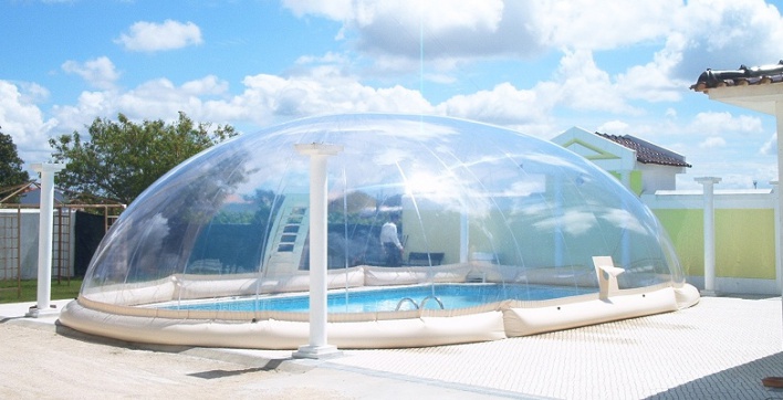 abri piscine bulle