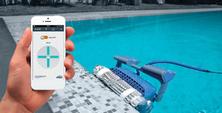 robot piscine connecte