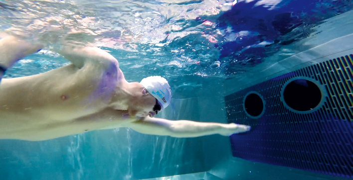 La nage à contre-courant, l'équipement tendance pour les piscines