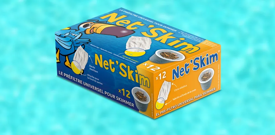 NetSkim : le préfiltre universel pour skimmer de piscines et de spas signé Toucan