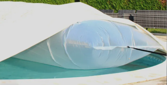 Flot’Up, le boudin gonflable qui évacue eau de pluie et végétaux