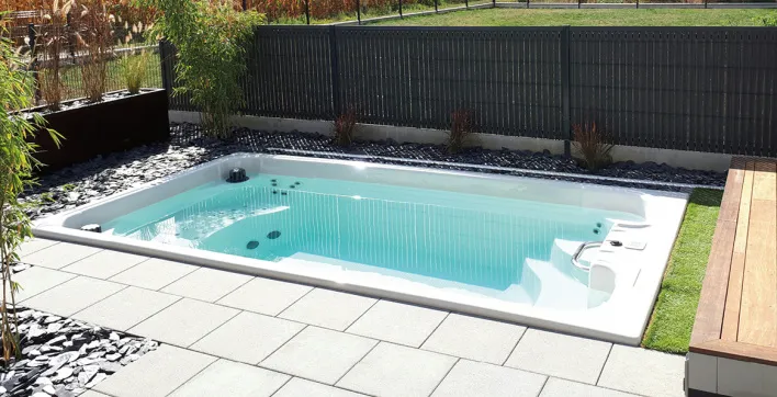 Inspiration piscine Aquilus : un écrin de douceur nommé M’Water