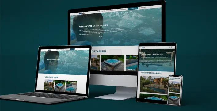 Le site d’Aquilus Piscines et Spas fait peau neuve
