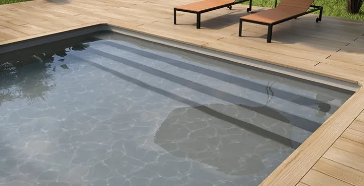 Les 10 grandes tendances 2017 pour votre piscine : Les revêtements bluffants