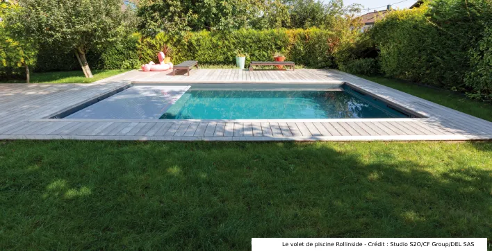 Volet piscine : focus sur le modèle immergé Rollinside signé DEL Piscine