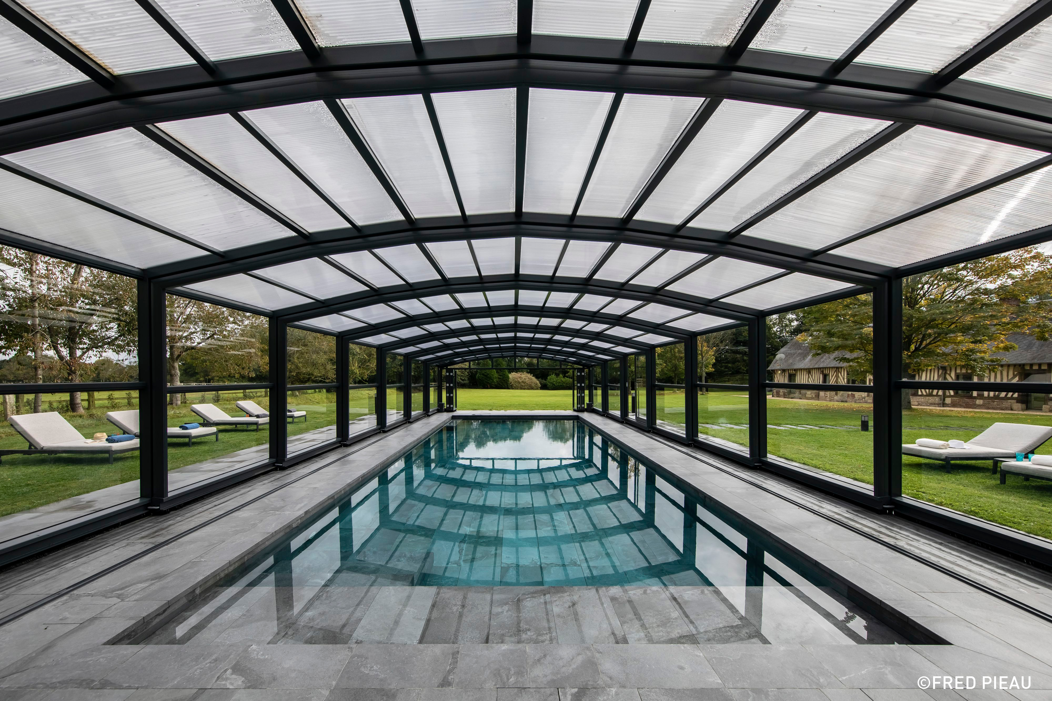 Un abri de piscine signé Abridéal