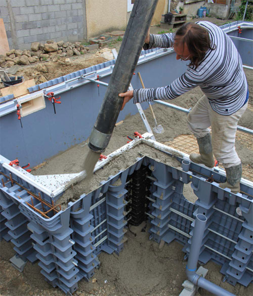 coulage du béton Structura