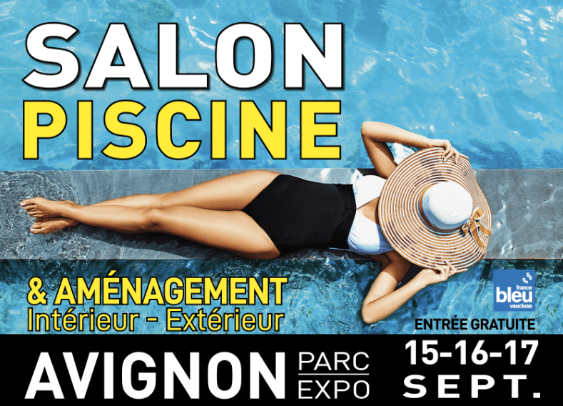 L'affiche du salon de la piscine d'Avignon 2023