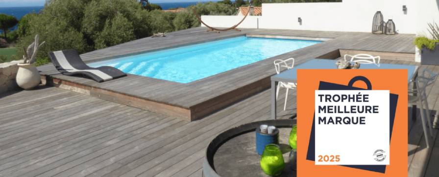 Alliance Piscines récompensée par le Trophée de la Meilleure Marque catégorie Piscine