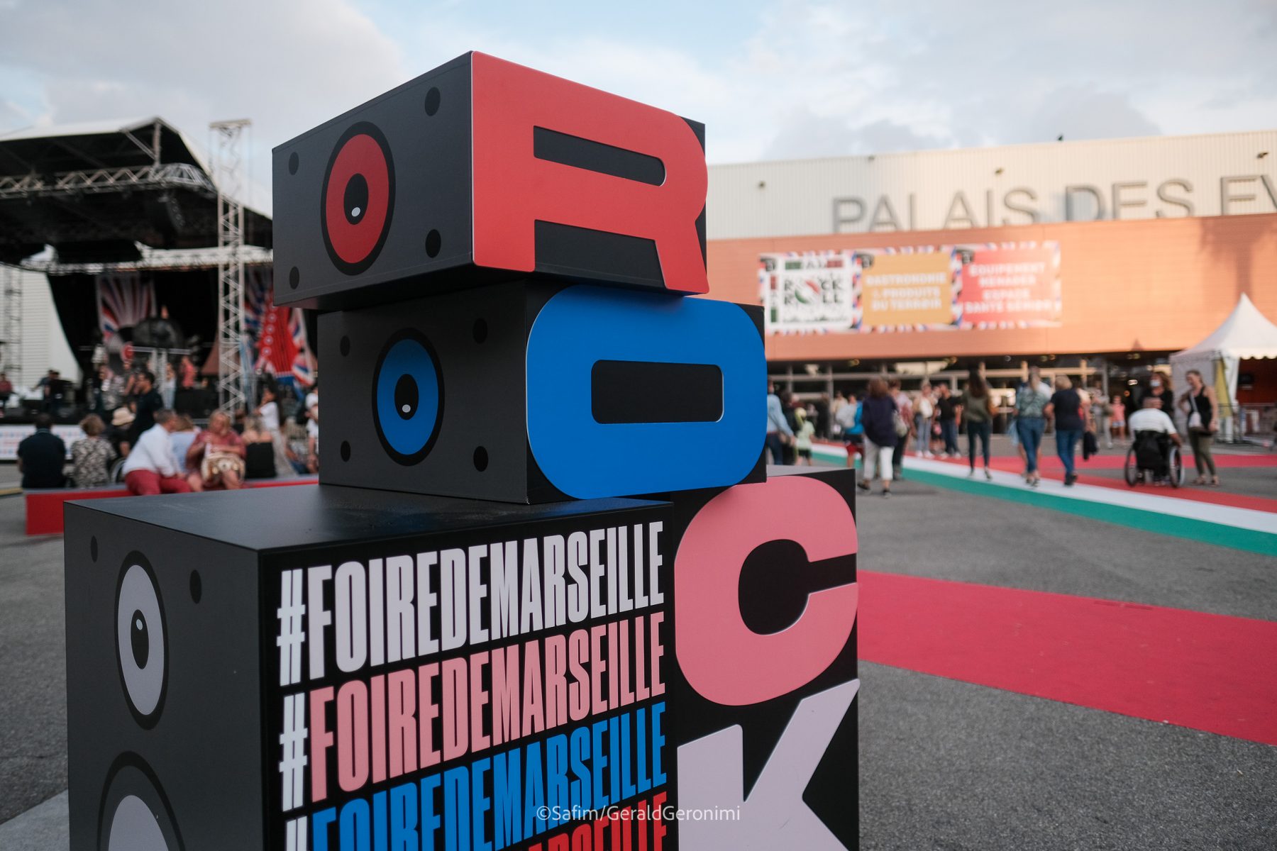 L'entrée de la Foire Internationale de Marseille 2021