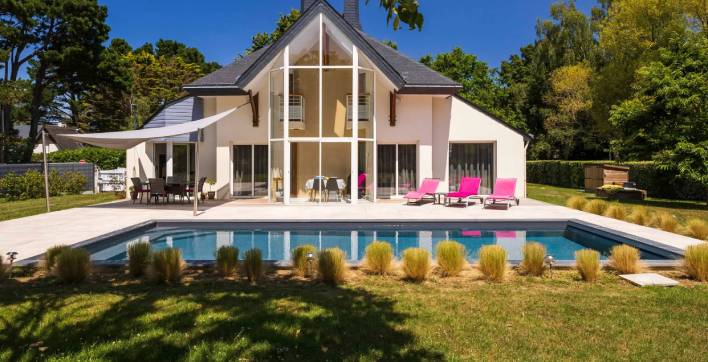 Un projet de piscine familiale signée Piscines de France Guerande