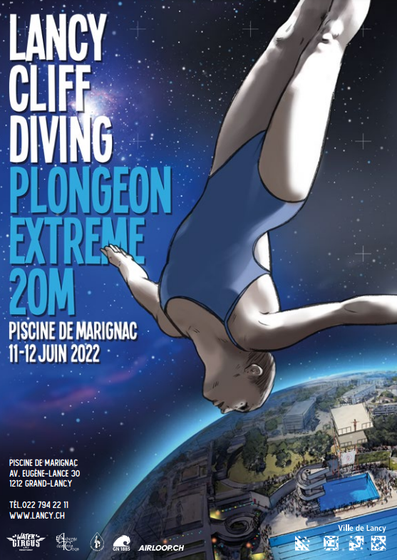 Le Lancy Cliff Diving à la piscine Marignac près de Genève