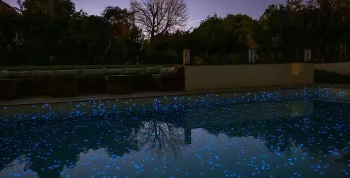 Une piscine phosphorescente signée Piscines de France