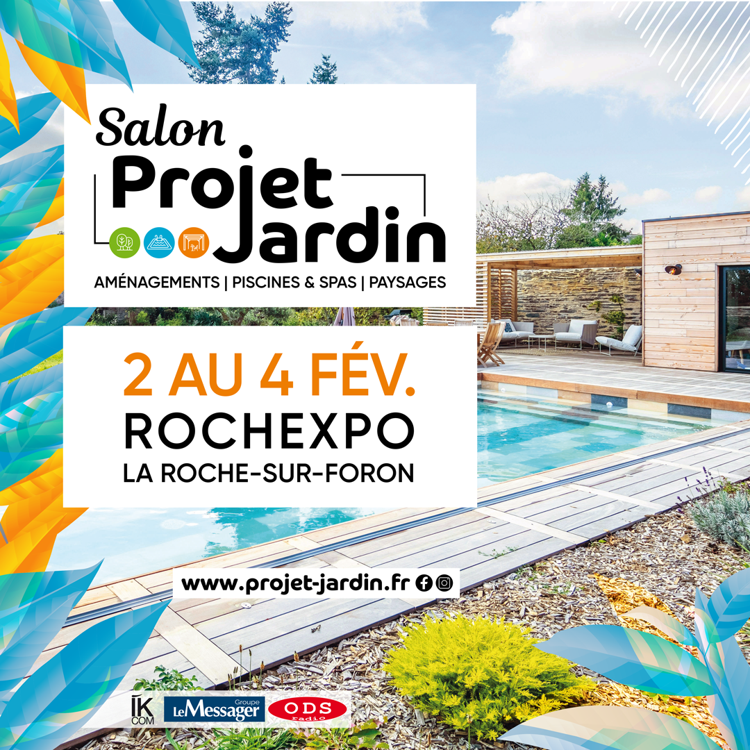 L'affiche du salon Projet Jardin 2024 de Haute-Savoie