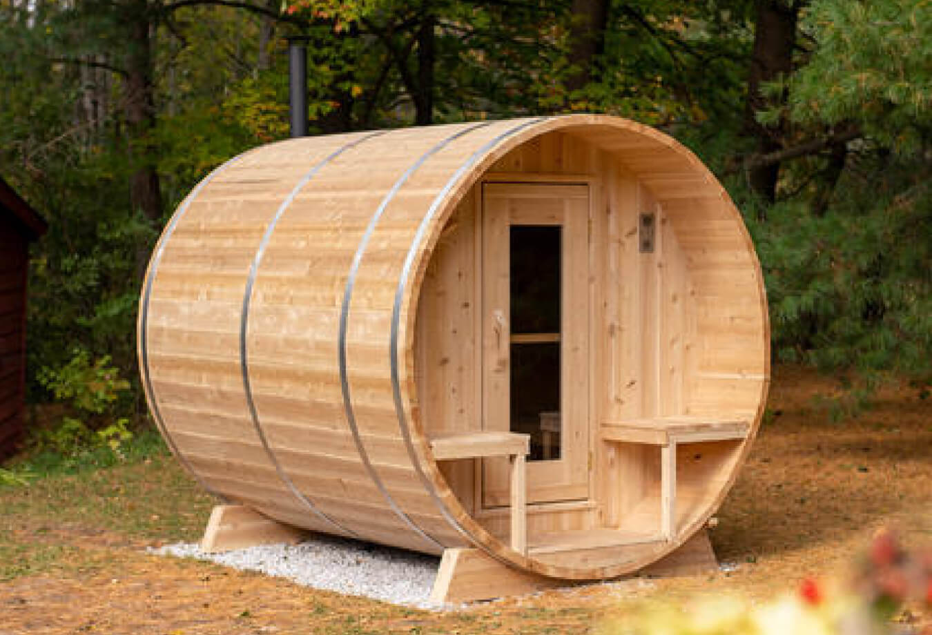 Le sauna scandinave traditionnel d'Aquilus