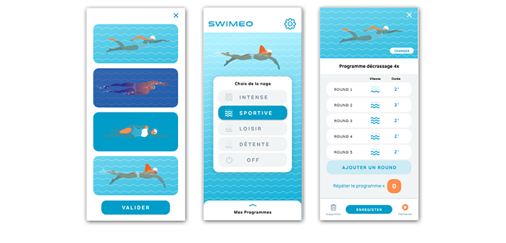 L'application Swimeo pour des entraînements de natation professionnels