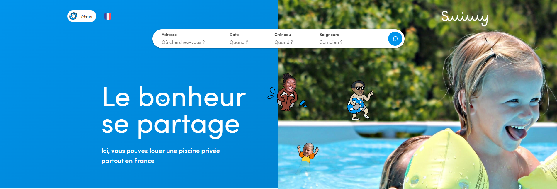 Swimmy, l'une des plateformes françaises de location de piscines privées